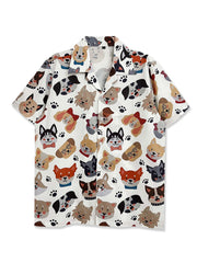 Vintage Style Retro Cartoon Printed Shirt