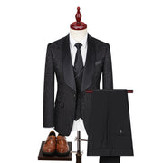 Men's Jacquard Suit Wedding Dress Suit