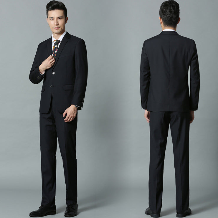 Business suit slim groom wedding dress