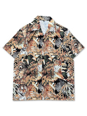 Vintage Style Retro Cartoon Printed Shirt