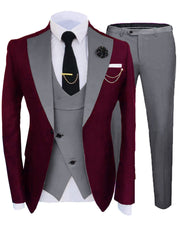 Men's Three-piece Suit Wedding Sina Best Man Suit